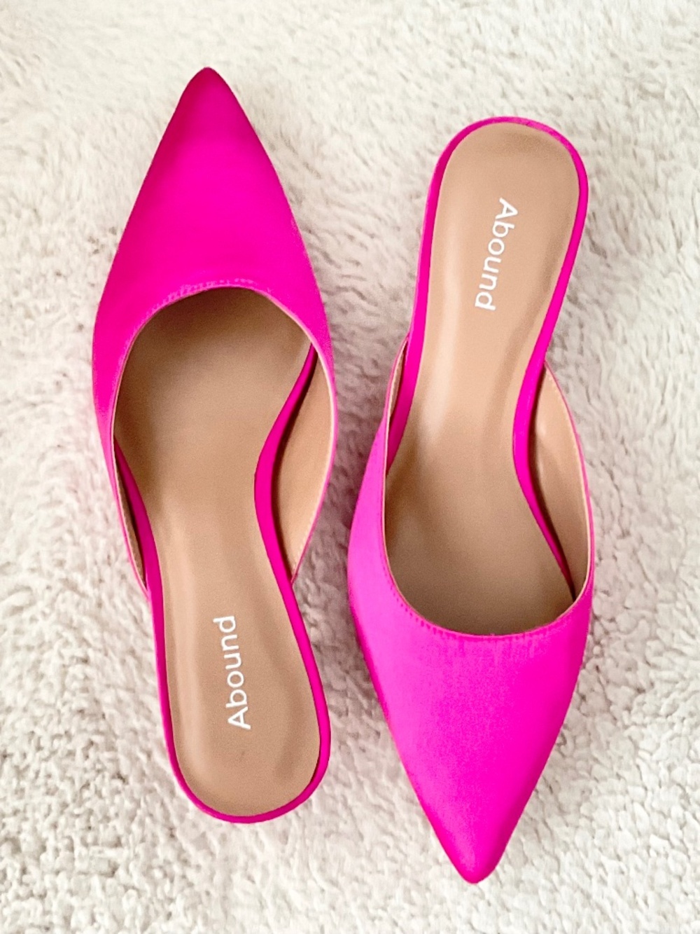 NEW Abound Pink Mules, Size 6 - Picture 4 of 4